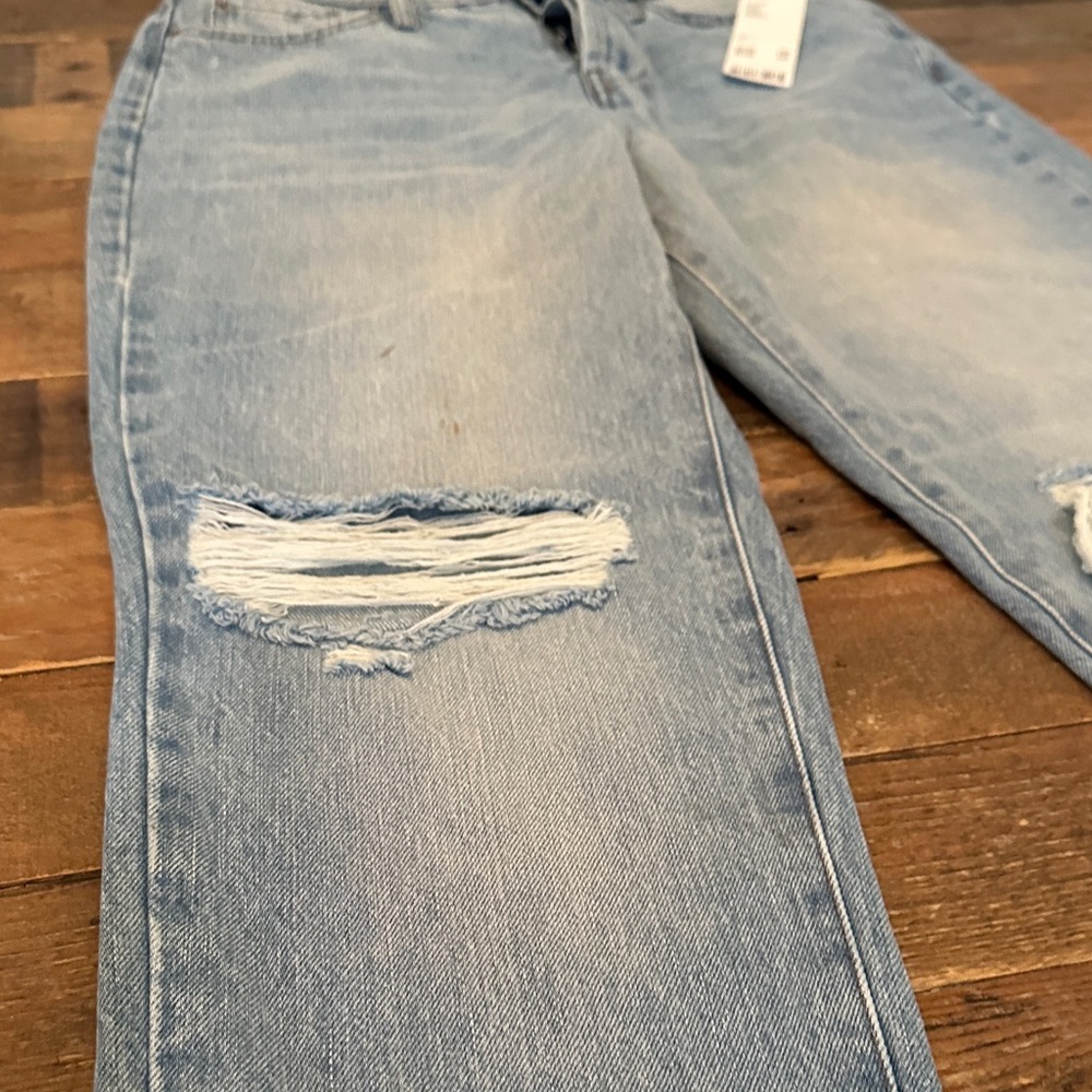 BDG Light Blue Distressed Women's Jeans - Picture 3 of 6
